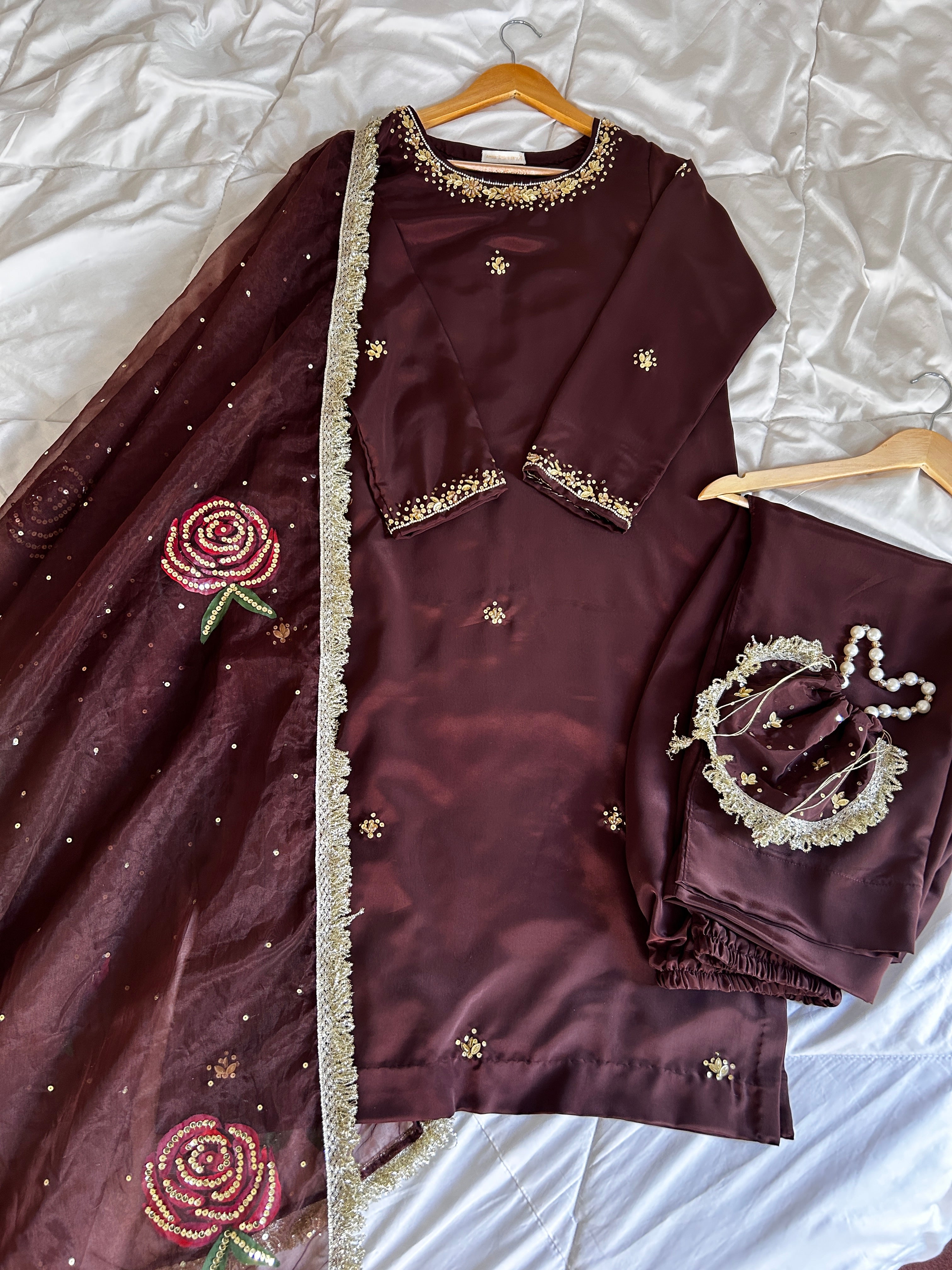 Gul-e-Zar-Dark Brown