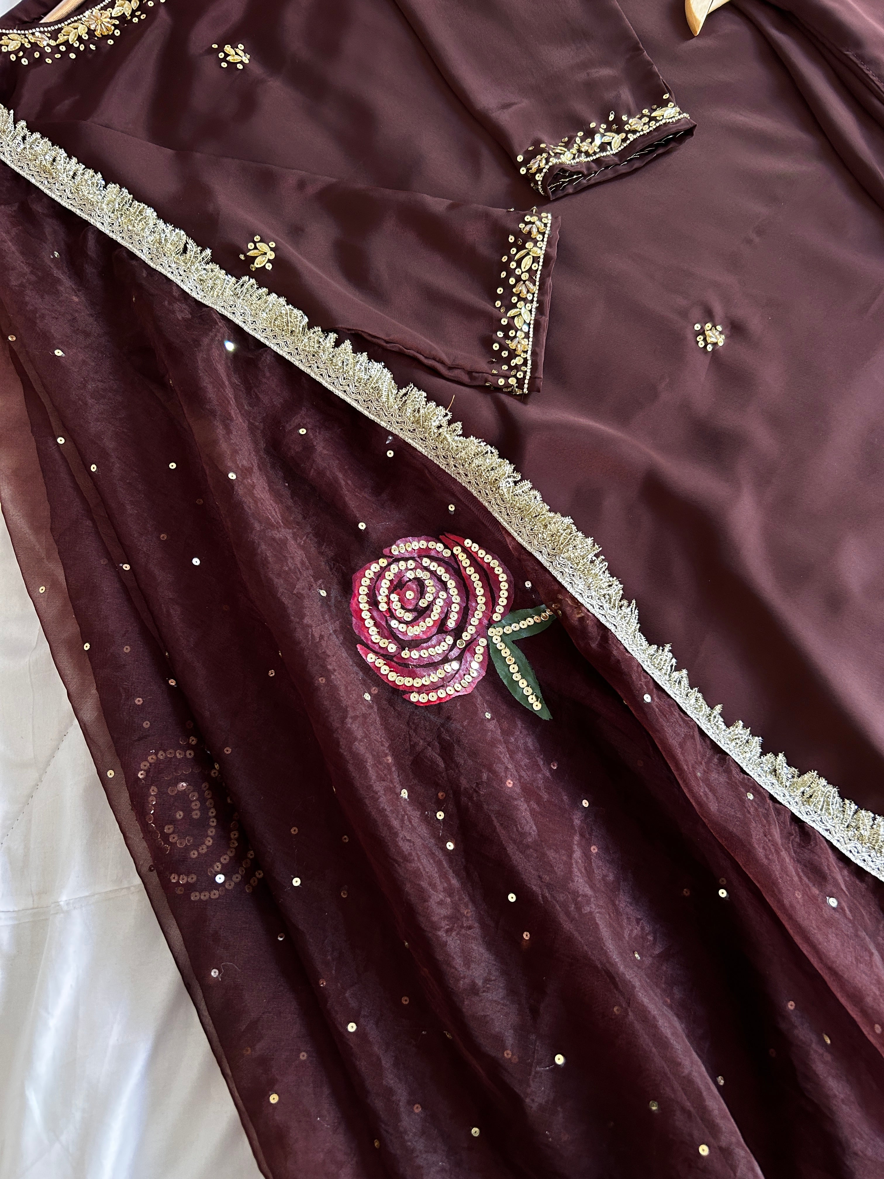 Gul-e-Zar-Dark Brown