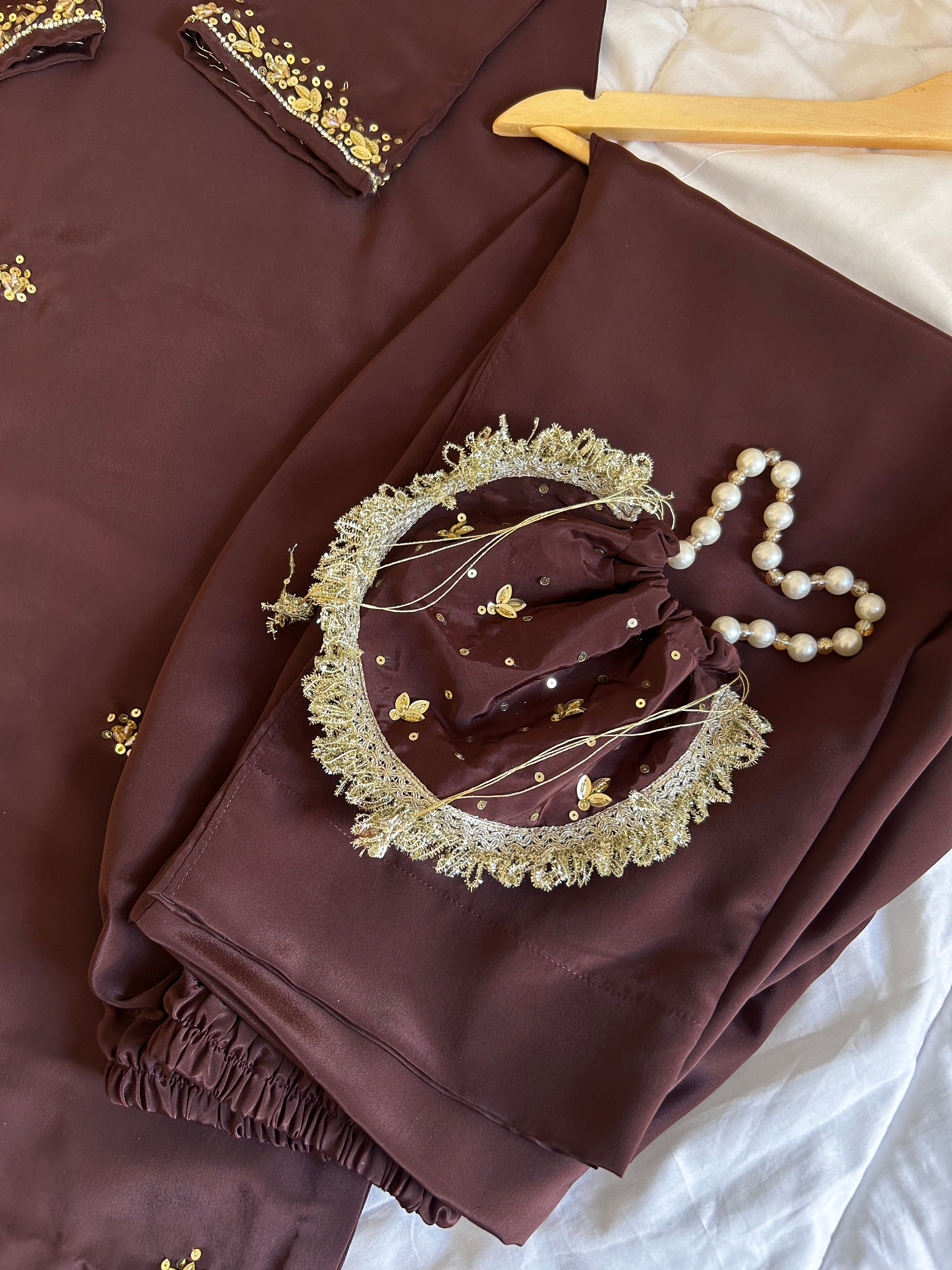 Gul-e-Zar-Dark Brown