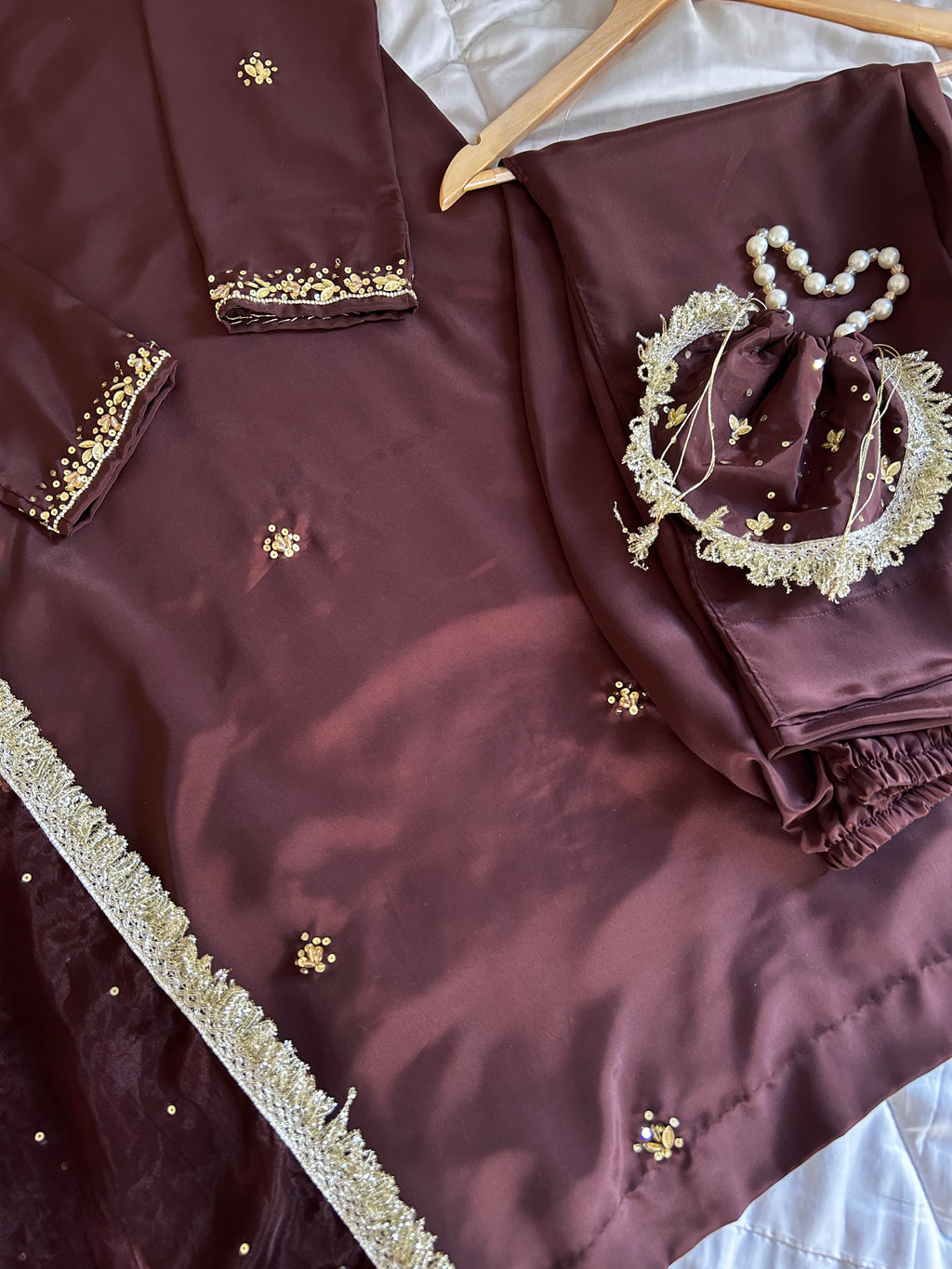 Gul-e-Zar-Dark Brown