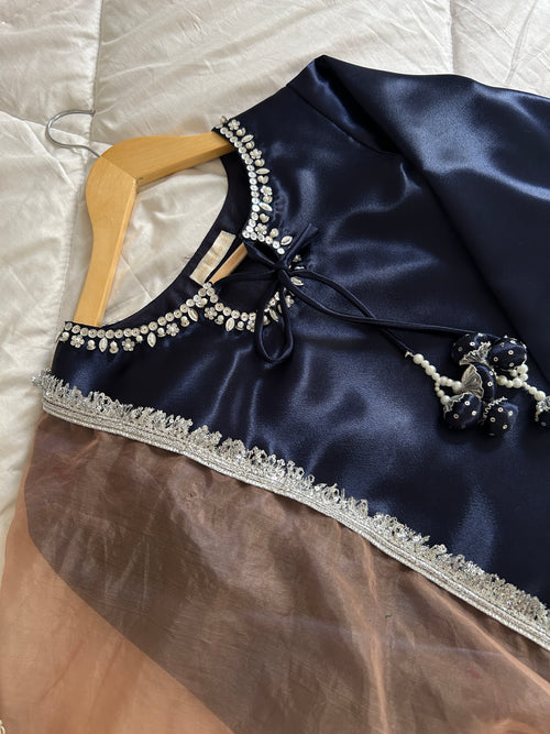 Pista Noor-Navy blue